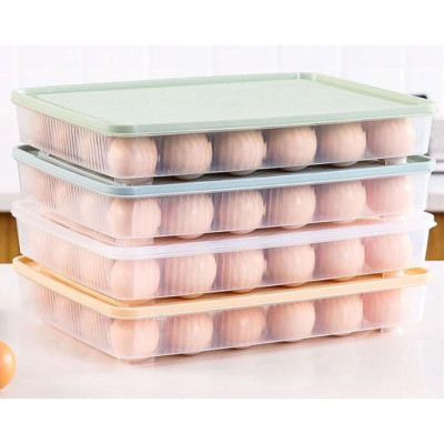 Hộp Đựng Trứng 24 Quả Có Nắp Bảo Quản Lạnh Cao Cấp Chắc Chắn