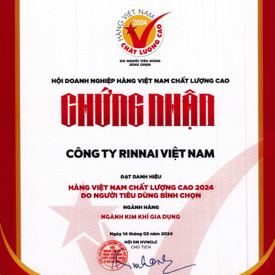 Bếp gas dương Rinnai RV-A271Y(S) mặt bếp inox và kiềng bếp men - Hàng chính hãng.