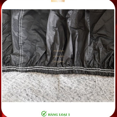 Bạt phủ ô tô Mercedes E nhãn hiệu Macsim sử dụng trong nhà và ngoài trời chất liệu Polyester - màu đen