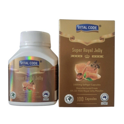 ￼Sữa Ong Chúa Vital code - Hộp 100 Viên-giúp tăng cường khả năng miễn dịch, chống lão hóa