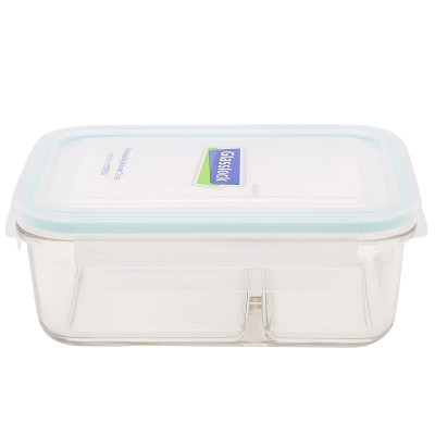 Bộ 2 Hộp Thủy Tinh Cường Lực Chia Ngăn Glasslock 670ml Và 715ml + Túi Giữ Nhiệt