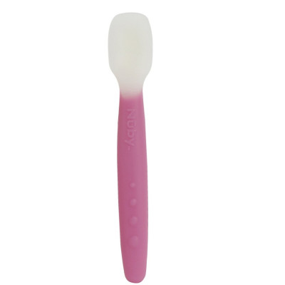 [ 5490-Nuby ] Thìa ăn dặm cao cấp, 100% silicone, dành cho trẻ từ 4 tháng tuổi trở lên ( NSX 10.06.2022 )