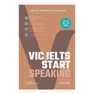 Combo 4 cuốn VIC Start IELTS All in One: Reading + Writing + Listening + Speaking - Trọn bộ 4 kỹ năng Bứt phá toàn diện cho người tự học IELTS