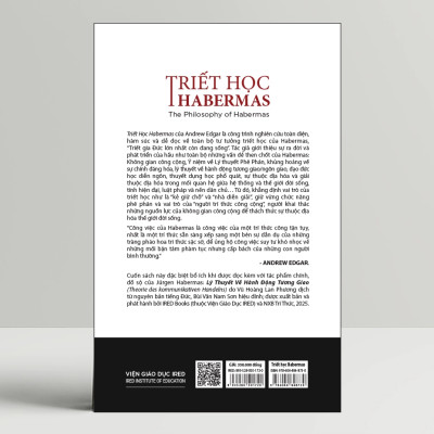 Triết học Habermas (The Philosophy of Habermas) - Andrew Edgar - IRED Books