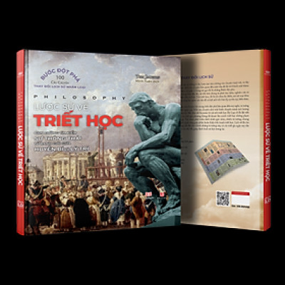 Sách Lược Sử Về Triết Học ( An Illustrated History of Thought ) - Kiến Thức Về Thế Giới Triết Học, Từ Những Nhà Tư Tưởng Lớn Đến Các Khái Niệm Hiện Đại - Á Châu Books, Bìa Cứng In Màu