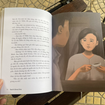 [bìa cứng minh họa màu giấy mỹ thuật] DÒNG SÔNG THƠ ẤU – Nguyễn Quang Sáng – Bìa cứng - ấn bản kỷ niệm 65 năm thành lập NXB Kim Đồng
