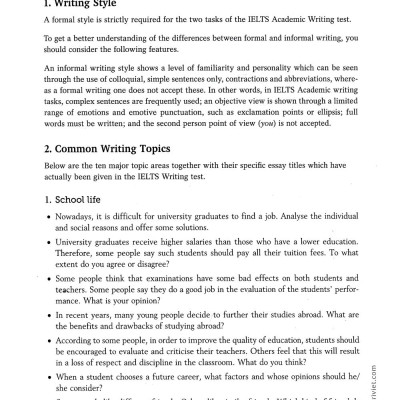 Cambridge IELTS Intensive Training Writing (Không CD)