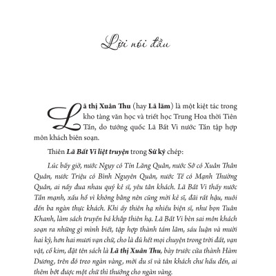 LÃ THỊ XUÂN THU (Bìa Cứng)