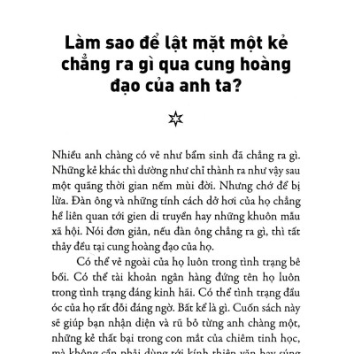 Lật Mặt Đàn Ông Qua Cung Hoàng Đạo