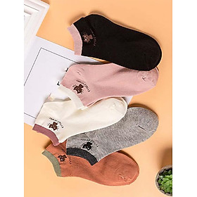 Combo 5 đối tất mèo siêu mềm ấm dành cho bạn nữ (giao màu ngẫu nhiên)