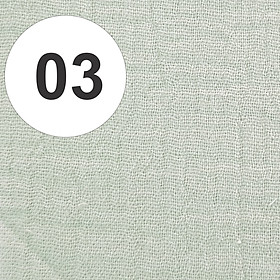 Vải Xô Crepe Màu Trơn 100% Cotton Mềm Mịn, Thấm Hút Tốt | Đa Dạng Màu Sắc | Chuyên Dùng May Chăn Ga Gối Hàng Nhập Khẩu Khổ (3m x 2m45)