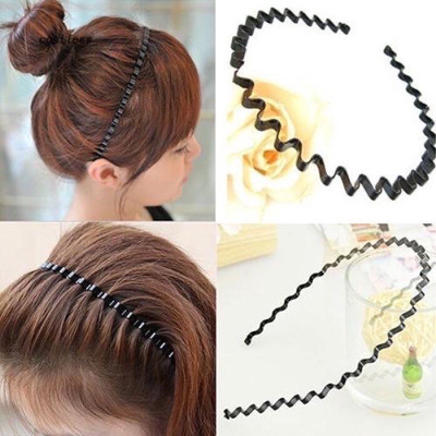 Set 2 cài tóc đơn giản thiết kế gợn sóng cá tính 