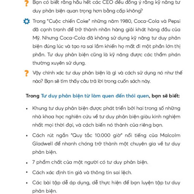 Tư Duy Phản Biện: Từ Làm Quen Đến Thói Quen