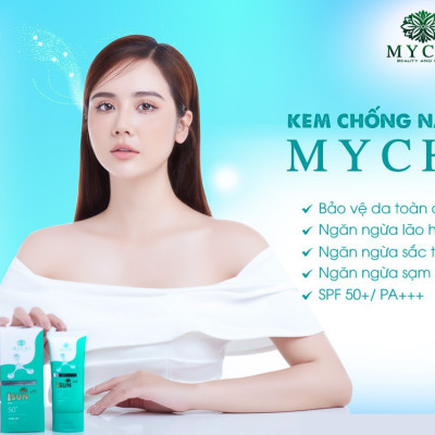Kem chống nắng Mychi Sun dưỡng trắng da nâng tông dùng cho mọi loại da
