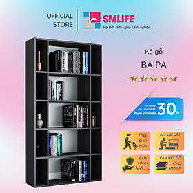 Giá sách đơn giản từ gỗ MDF SMLIFE Baipa
