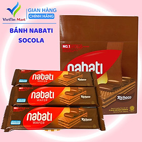 Bánh Sôcôla (Dạng Xốp) Richoco Nabati Chocolate  Hộp 300g