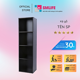 Giá đỡ sách hiện đại cho phòng khách SMLIFE Bolobala