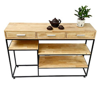 Bàn console trang trí mặt gỗ khung sắt Juno sofa CSTCT039 120x30x80 cm nhiều màu lựa chọn