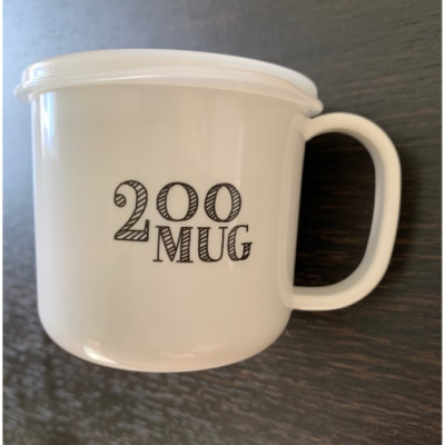 Cốc nhựa nắp mềm dành cho bé Nakaya 200ml có quai cầm tiện lợi ( Màu trắng ) - hàng nội địa Nhật Bản