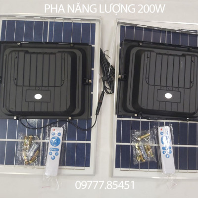 Đèn Năng lượng mặt trời tinh thể chống loá  thế hệ mới chính hãng Jindian JD-7200(200w)-Hàn Quốc