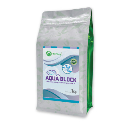 AQUA BLOCK - Lắng tụ, làm sạch nước ao