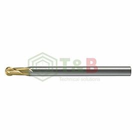 Dao Phay Cầu R3 x 12 x 80L Union Tool Model HSB2060-1200,Dao phay ngón gia công sau nhiệt