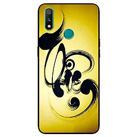 Ốp Lưng in cho Realme 3 Mẫu Thư Pháp THIỆN - Hàng Chính Hãng