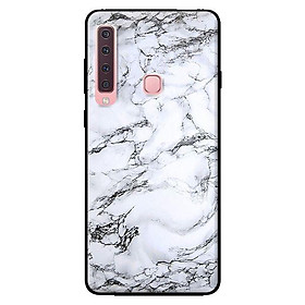 Ốp lưng in cho Samsung Galaxy A9 2018 mẫu Stone White - Hàng chính hãng