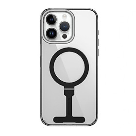 Ốp Lưng WiWU Magentic Kèm Kệ FYY-014 Dùng Cho iPhone 15 có lớp chống tia UV, Chất liệu cao cấp thân thiện với môi trường - Hàng chính hãng