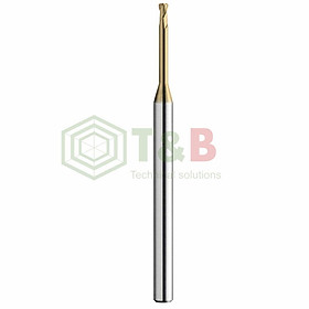 Dao Phay Bo Góc R 2 Me Cổ Dài D3 x R0.5x26x70L Union Tools Model HLRS2030-05-260, Dao phay ngón gia công sau nhiệt