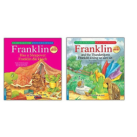 Sách - Bộ Truyện Về Chú Rùa Nhỏ Franklin - Franklin Đãi Khách + Franklin Không Sợ Sấm Sét - Combo 2 Cuốn - Minh Thắng