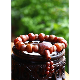 Vòng tràng hạt san hô hóa thạch mệnh hỏa, thổ - Ngọc Quý Gemstones