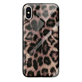 Ốp kính cho iPhone XS MAX NÊN LÔNG BEO 1 - Hàng chính hãng