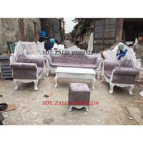 Bàn ghế phòng khách Tân Cổ Điển sang trọng