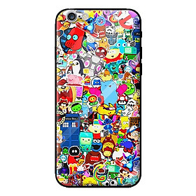 Ốp lưng kính cường lực cho iPhone 6S Plus MÀU SẮC 12 - Hàng chính hãng