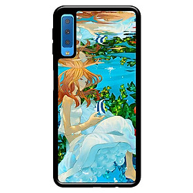 Ốp lưng cho Samsung Galaxy A50  girl 041 - Hàng chính hãng