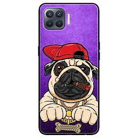 Ốp lưng dành cho Oppo A93 - F17 Pro mẫu Pulldog Hiphop Nền Tím
