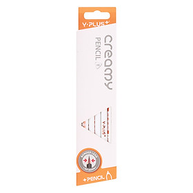 Hộp 12 Bút Chì Gỗ HB Thân Trắng Y-PLUS+ - PX1202_GREAMY