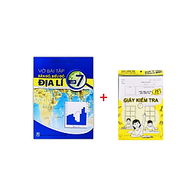 Sách - Vở bài tập bản đồ biểu đồ địa lí lớp 7