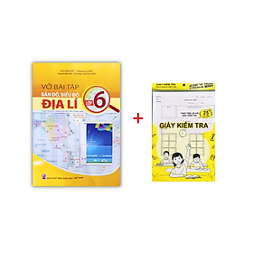 Sách - Vở bài tập bản đồ biểu đồ địa lí lớp 6