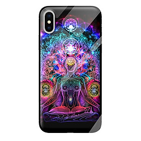 Ốp kính cường lực cho iPhone X mẫu phật 231 - Hàng chính hãng