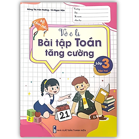 Sách - Vở Ô li Bài Tập Toán Tăng Cường lớp 3 - tập 2 ( cánh diều )