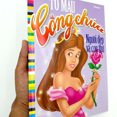Tô Màu Công Chúa - Người Đẹp Và Con Thú