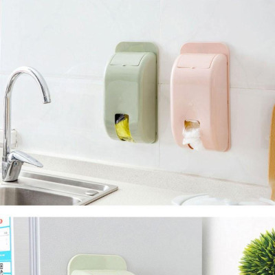 ♻️ Hộp đựng túi nilon, thông minh túi đựng rác dán tường Hộp rút túi nilon gắn tường tiện dụng tiếp kiệm chi phí