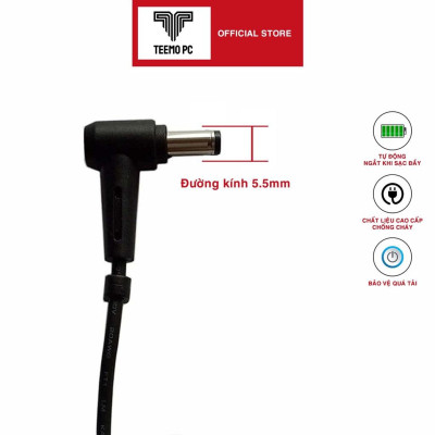 Sạc Tương Thích Cho Laptop Asus X511 X551Ca X551Ma Adapter 19V-3.42A - Hàng Nhập Khẩu New Seal TEEMO PC TEAC292