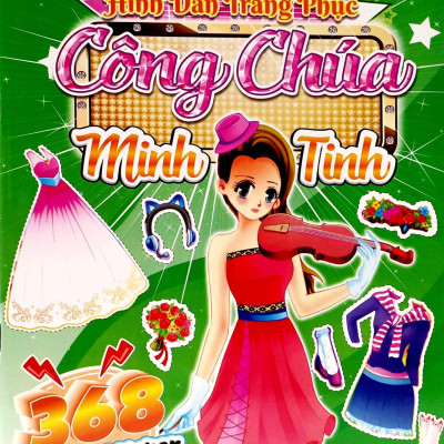 368 Bóc Dán Sticker - Hình Dán Trang Phục Công Chúa - Quyển 9 - Minh Tinh
