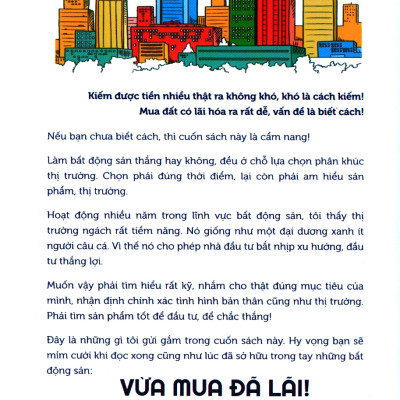 Vừa Mua Đã Lãi, Đất Đai Tuyệt Vời - Tái Bản (Tác Giả Khang Nhung)