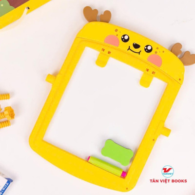 Sách - Bảng Vẽ Nam Châm 2 Mặt Cho Bé - 24 Chi Tiết - Tân Việt Books