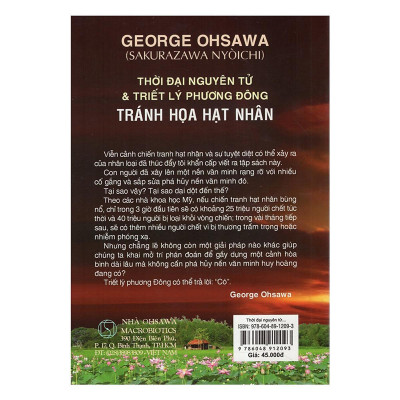 Sách - Thời Đại Nguyên Tử Và Triết Lý Phương Đông Tránh Họa Hạt Nhân - Chính Thông Book