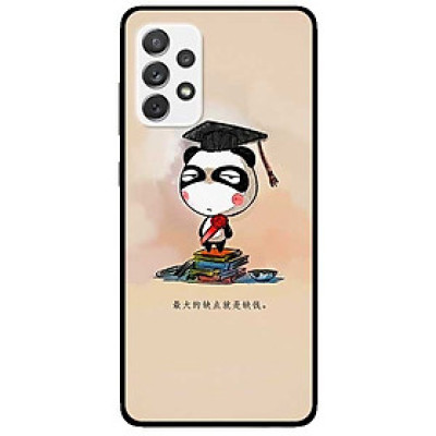 Ốp lưng dành cho Samsung Galaxy A52 5G mẫu Gấu Trúc Tốt Nghiệp
